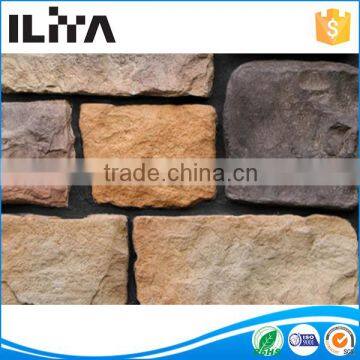 Artificial decorative brown landscaping stones