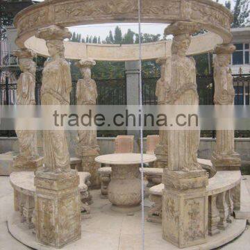 Stone Carving Garden Gazebo