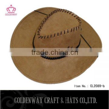 fashion felt suede cowboy hats cheap high quality design