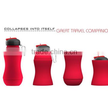 FDA LFGB Certification silicone water drink bottle