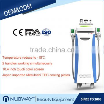 One treatment unexpected damages to handles fat freeze cryolipolysis equipment work continuously 24 hours