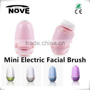 2016 electric Handheld Cleaning Brush Silicone Facial Brush