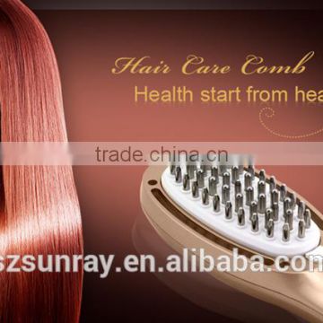 2016 Newest cheap hair growth laser comb black hair care products wholesale