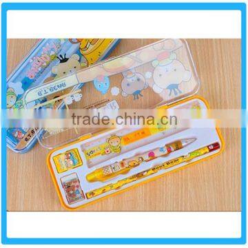 Hot Sale 6pcs School Accessories Custom Printing Kids Gifts Pencil Set With Box