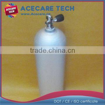 10kG Diving tank,aluminum,gas tank,aluminum gas cylinder,diving equipment