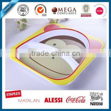 2016 Monkey design melamine dinner set for children , bowl and plate set for children