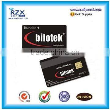 High Quality contact IC smart card with SLE4442/5542 chip