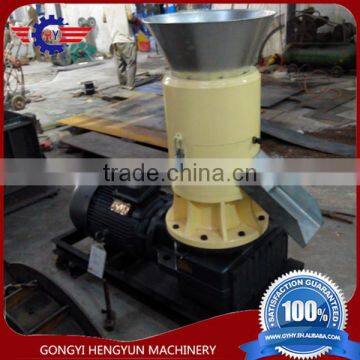 Biomass pellet processing equipment flat die pellet machine