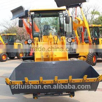 2.5 tons hydraulic small garden tractor loader can put digger attachment