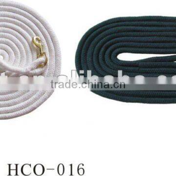 Cotton rope lead with soft loop end