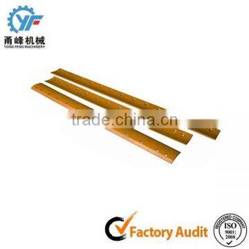 Carbon steels cutting edges for tracked loaders