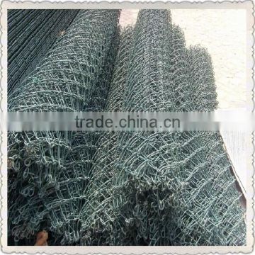 PVC coated chain link fence panel