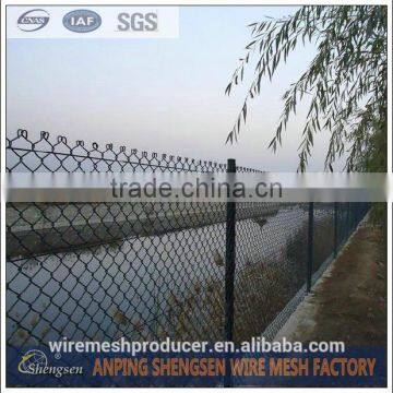 ALIBABA recommend factory of 5 foot chain link fence 9 gauge chain link fence with PVC coated