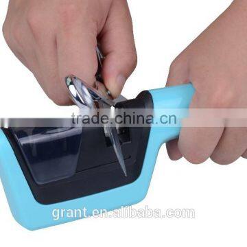 2 Stage Kitchen Suction Cup Electric Knife Sharpener