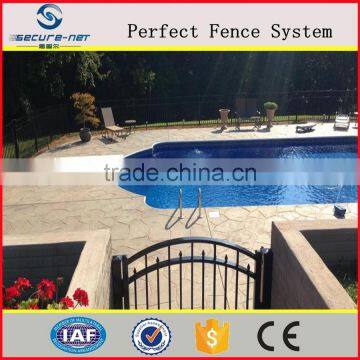 hot dipped galvanzied spear top invisible iron pool fence