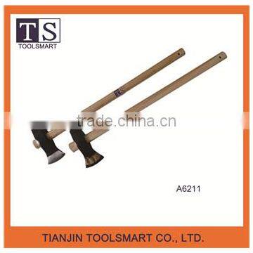 Hot Sale All Kinds of High Quality Fireman Damascus Steel Hatchet With Wooden Hand photo-6