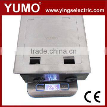 HGD-180K Series Open Side plug Stainless steel inserted Open Type Floor Socket
