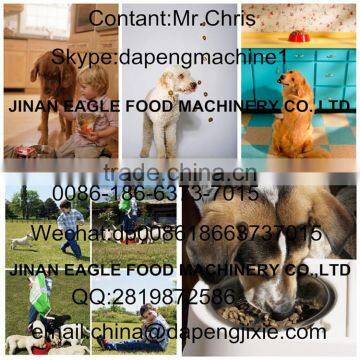 stainless steel double-screw pet food extruder,dog food machine,pet food production line