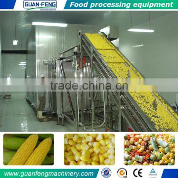 Food processing industrial use frozen sweet corn production line