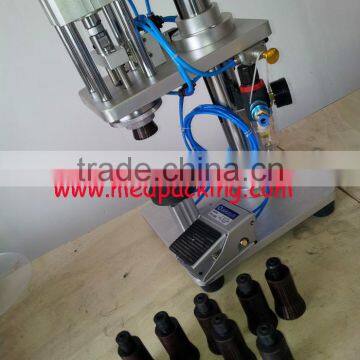 PPC-20 Pneumatic Perfume Bottle Spray Cap Crimping Machine photo-3