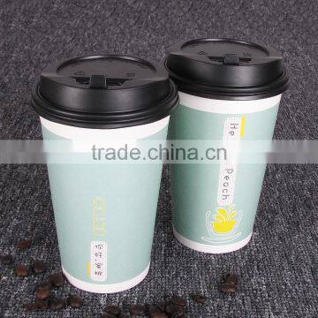 China Wholesale Custom Printing 10 oz Disposable Paper Cups With Lid Single Wall photo-3