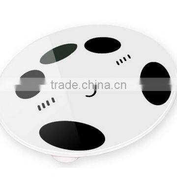 180/0.1kg Cute round body weight scale