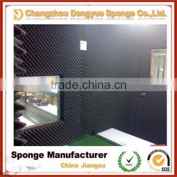 eco-friendly primary air system machine anti-dust wedge shaped sponge acoustic foam