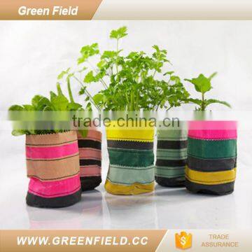 Canvas Flower Pot Garden Decor Plant Pot photo-2