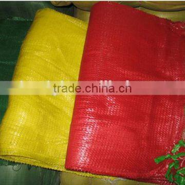 plastic pp leno mesh bag for onion orange potato packing