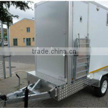 portable toilet with trailer mobile chemical toilet