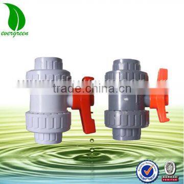 Double Union PVC Plastic Ball Valve With Socket End photo-2