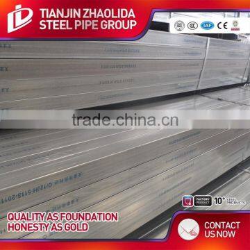 EN10219 Square Rectangular Galvanized Steel Pipe for Greenhouse With Price per Ton