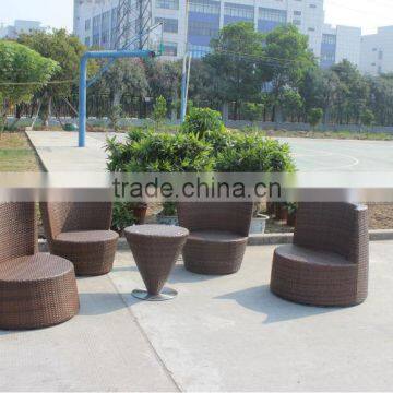 Rattan Outdoor Furniture Cafe Table Chair Set photo-3