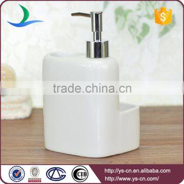 Best Selling Products Square Dessert Ceramic Hotel Liquid Soap Dispenser photo-4