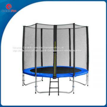 CreateFun 10ft trampoline bungee with basketball hoop