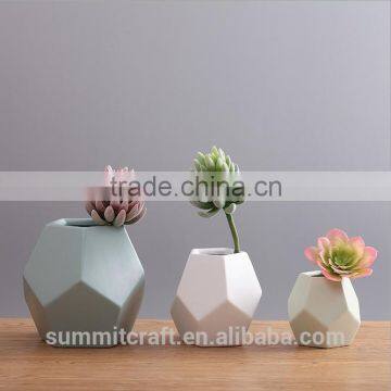 Modern fashion wholesale small ceremic flower vase