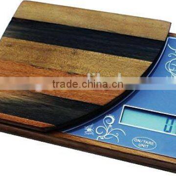 High Precision Bamboo Wooden Kitchen Scale photo-2