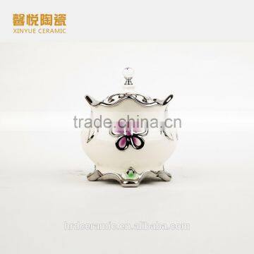 Factory Hot Sale Smoking Clear Ashtray, High Electroplating Ceramic Ashtray photo-2