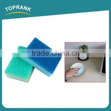 Toprank New Design Colorful Kitchen Abrasive Nylon Sponge Dish Scrubber Pad Kitchen Cleaning Sponge Scourer photo-2