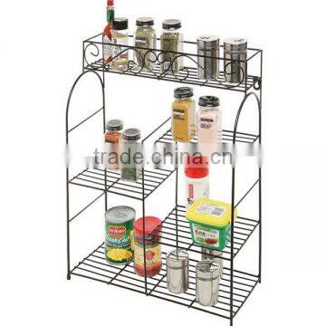 5 Tier Free Standing Storage Rack Kitchen Bathroom Organizer Shelf photo-2