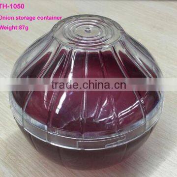 Onion shape storage container and box