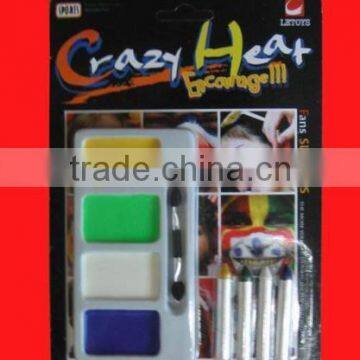 Certificate Approved Fans Safe Multi-color Round Face Paint With Brush, Customized Football Fans Safety Face Paint With Brush photo-5