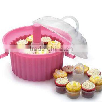 Great design food grade cupcake carry to go box