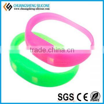 Shaking Sensing Silicone Led Lighting Bracelet photo-3