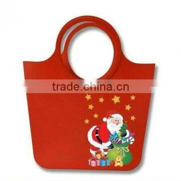 Ladies Design Jelly Rubber Silicone Tote Bag(chrismas gift for girls)