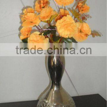 Aluminium Flower Vase Nickle Plated