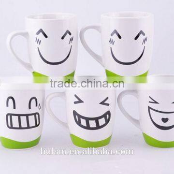 Customize funny emoji emotion smiley face coffee mug