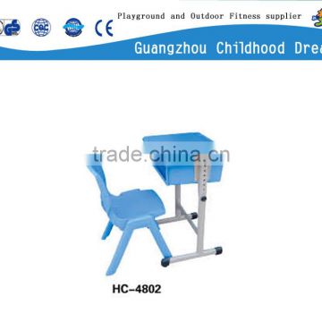 (HC-4802) Child study table and chair, kids study table metal table legs