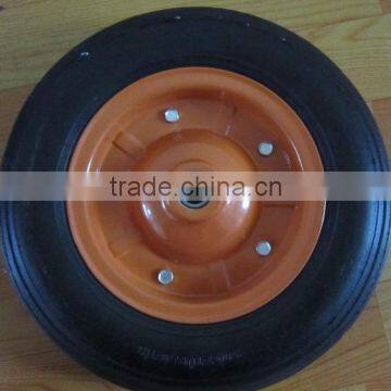 Flat Free Wheel PU Foam Wheel/solid Wheel 3.50-7 photo-4