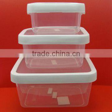 3PC Airtight Plastic Food Bowl Container Set photo-2